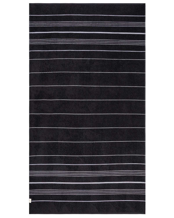 Classic Fringeless XL Bath Bundle – Black – 2 Pack