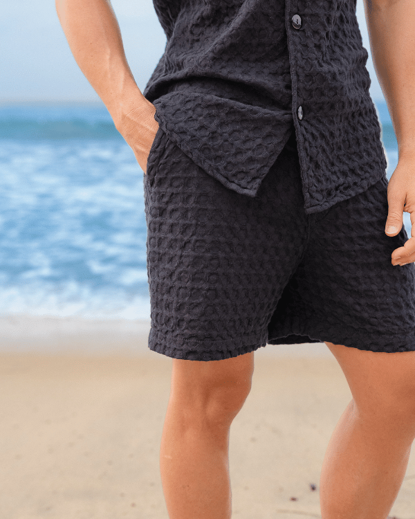 Orb Waffle Short – Sand – Mens