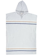 Border Classic Stripe Poncho – Grey