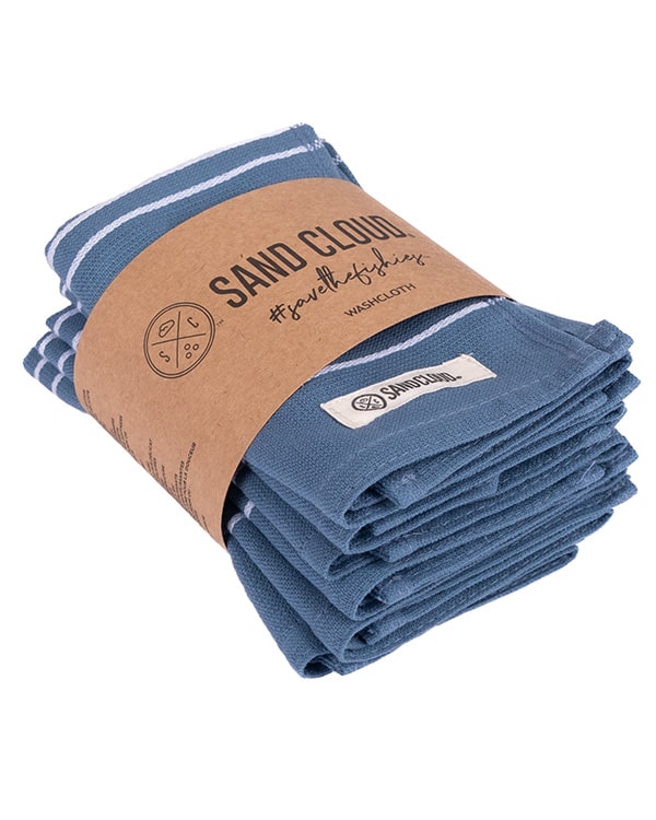 Classic Bath Washcloth Bundle- 6 Pack – Sand