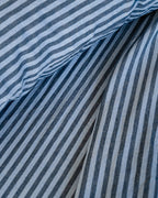 Classic Micro Twill Stripe Melange Pillowcase Set Indigo