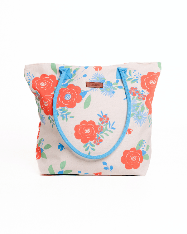 Checker Beach Tote