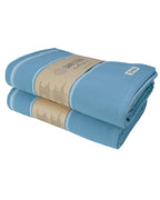 Terra Fringeless XL Bath Bundle – Slate Blue – 2 Pack