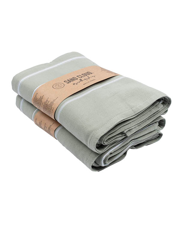 Classic Fringeless XL Bath Bundle 2 Pack – Sage