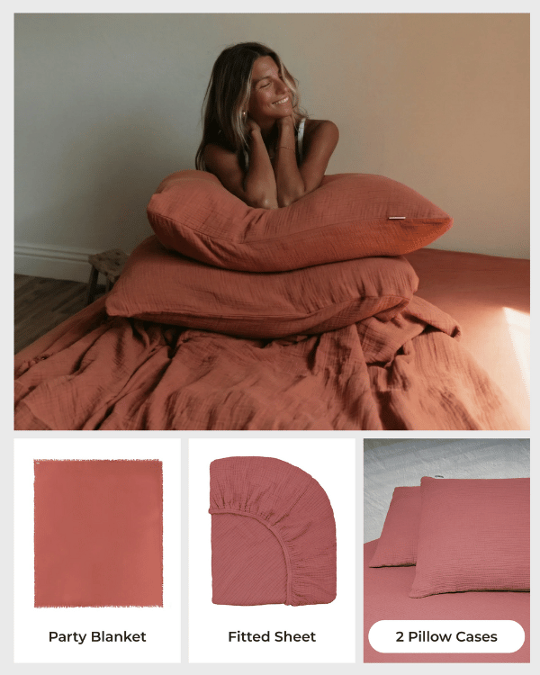 Dark Denim Bedding Set – Queen