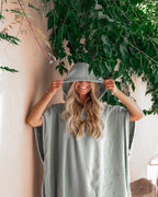 Terra Hooded Poncho- Green