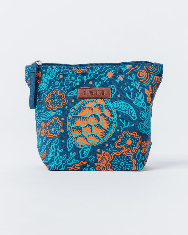 Retro Turtles Zipper Pouch