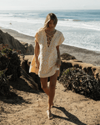 Floral Turtle Cover Up