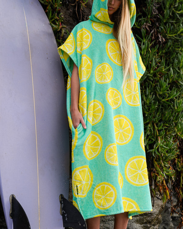 Checker Hooded Poncho