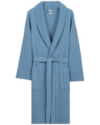 Micro Waffle Robe – Slate Blue