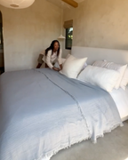 Lara Light Grey – PARTY BLANKET™ – King