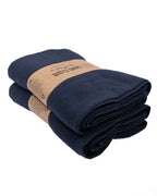 Classic Fringeless XL Bath Bundle – Slate Blue – 2 Pack