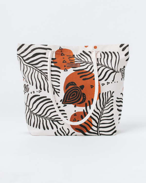 Checker Beach Tote