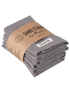 Classic Bath Washcloth Bundle- 6 Pack – Slate Blue
