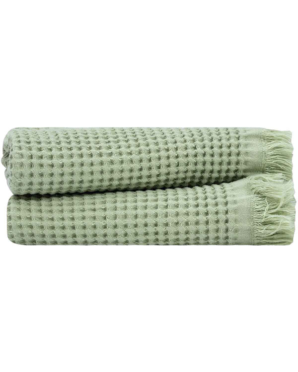 Micro Waffle Hand Bath Bundle – 2 Pack – Sand