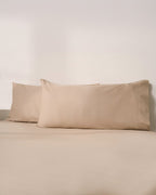 Signature Percale Solid Sheet Set Beige