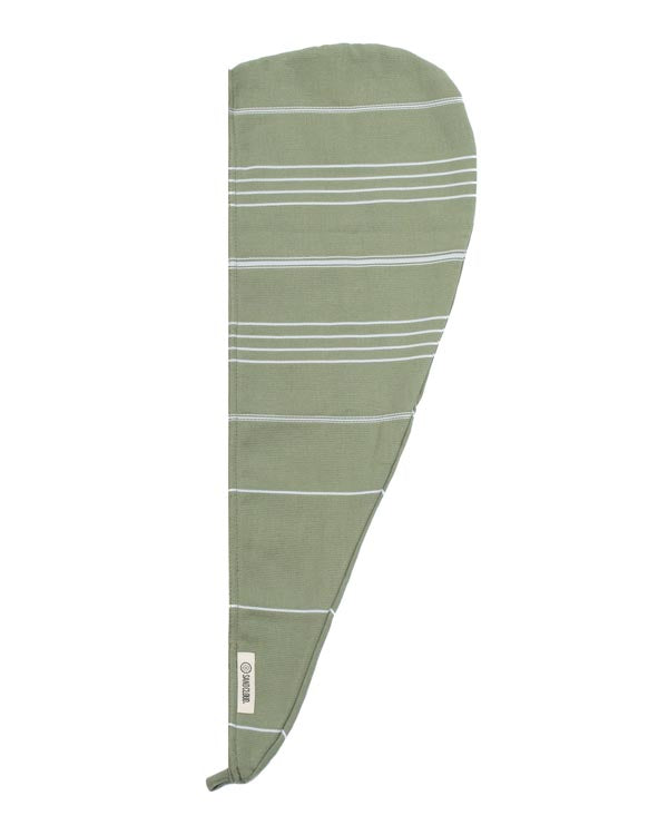 Terra Hair Towel – Teal Blue