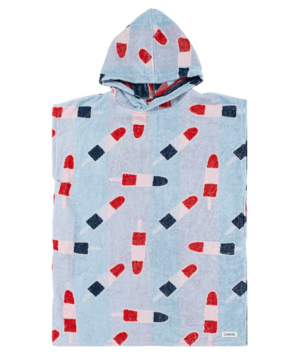 Sharks Hooded Poncho Youth