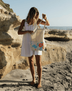Polka Dot Net Printed Market Bag
