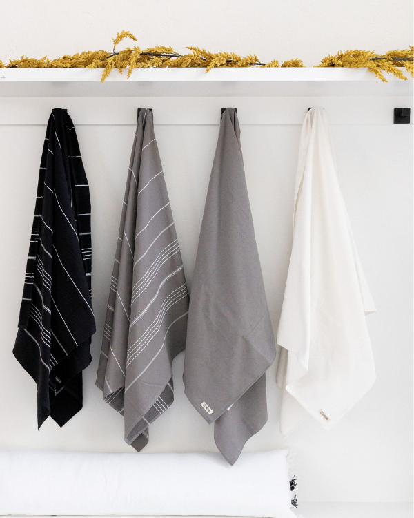 Terra Fringeless XL Bath Bundle – Grey