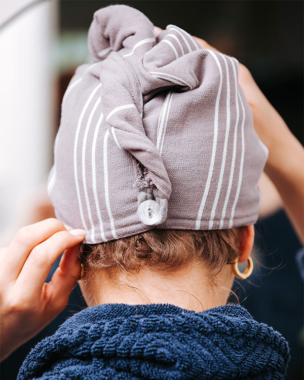 Classic Hair Towel- Sage