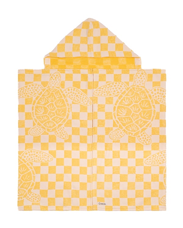 Fishies Hooded Kids Bath Towel
