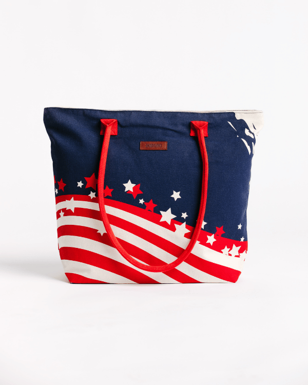 Vert Stripe Beach Tote