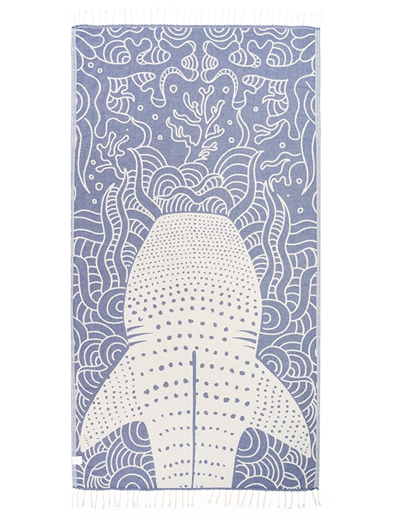 Mint Swirl Turtle Towel