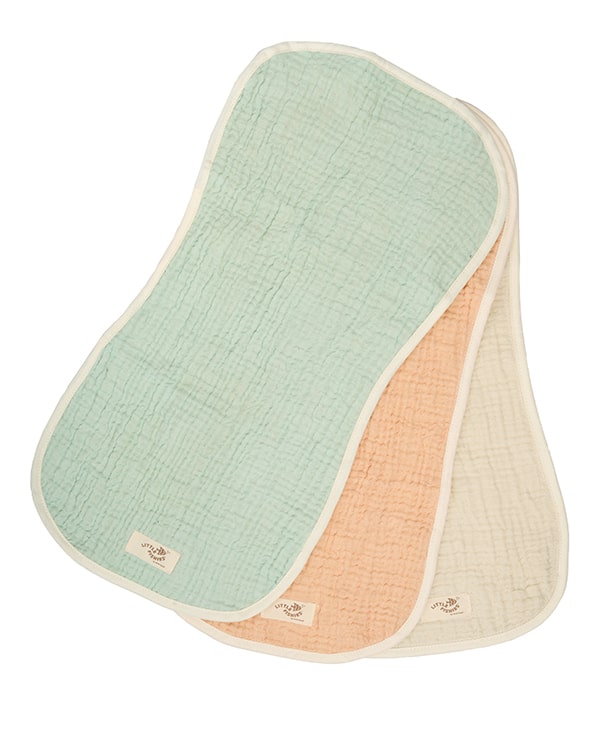 Rainbow Gauze Hooded Blanket Single