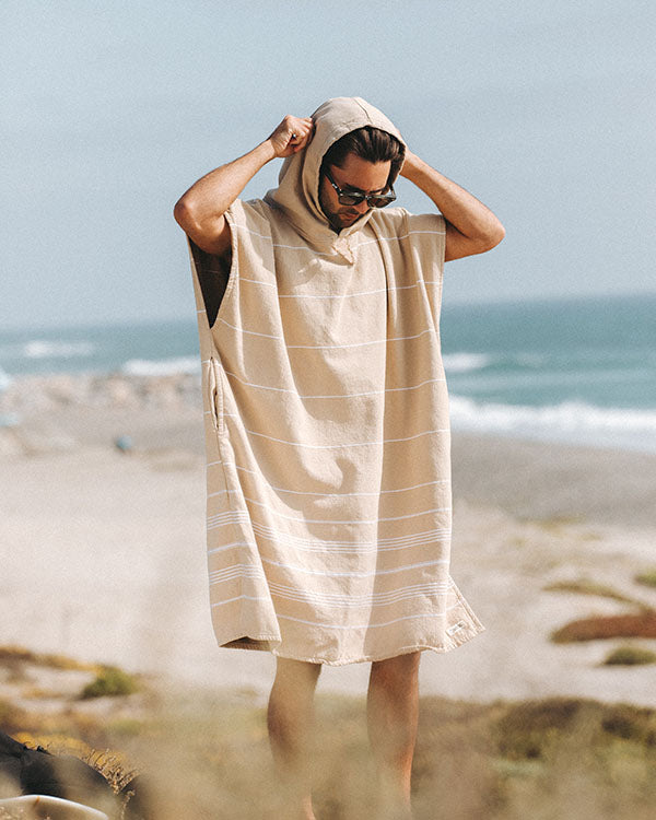 Terra Hooded Poncho – Seaglass