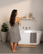 Classic Fringeless XL Bath Bundle – Grey