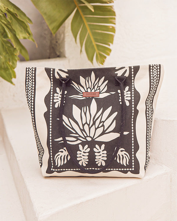 Lotus Beach Tote