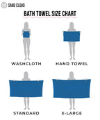 Micro Waffle XL Bath Bundle – 2 Pack – Black