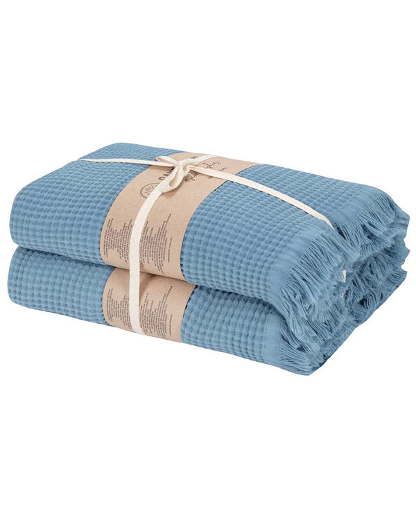 Micro Waffle XL Bath Bundle – 2 Pack – Sage