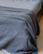 Senna Melange PARTY BLANKET™ Indigo – Queen