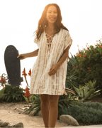 Floral Turtle Cover Up