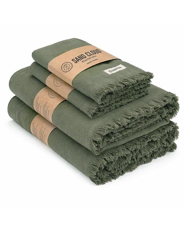 Terra XL Bath Bundle – Hedge Green
