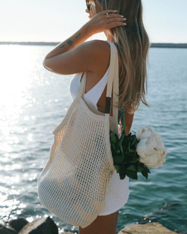 Net Market Bag Grey