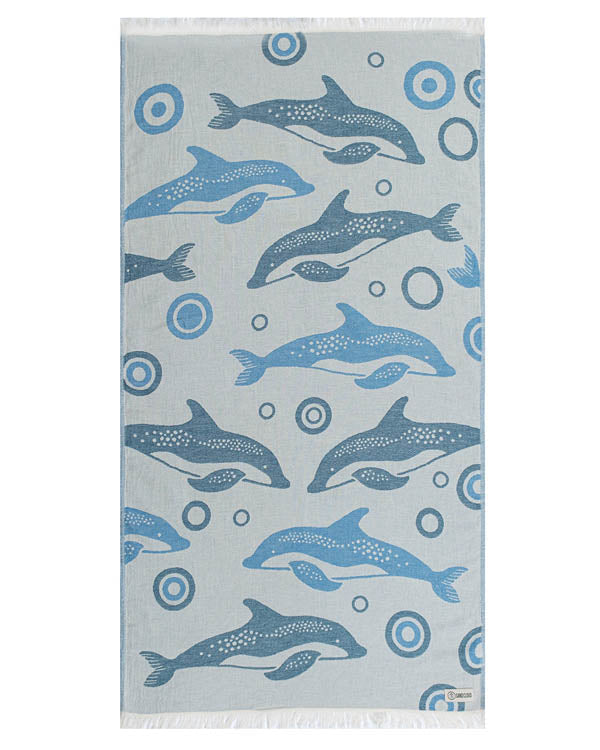 Shark Fin Kids Towel