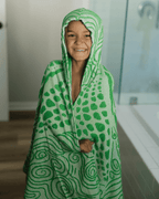 Whale Shark Hooded Kids Bath Towel