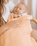 Little Fishies Waffle Blanket – Seafoam