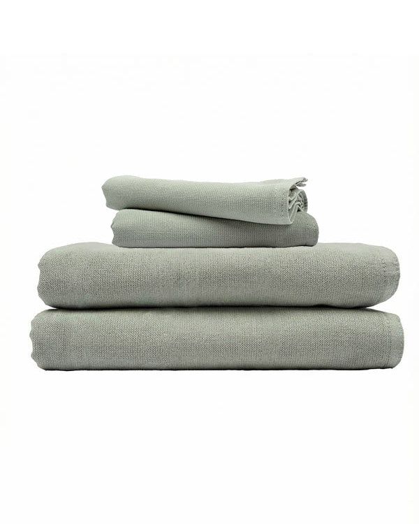 Classic Fringeless XL Bath Bundle – Seaglass