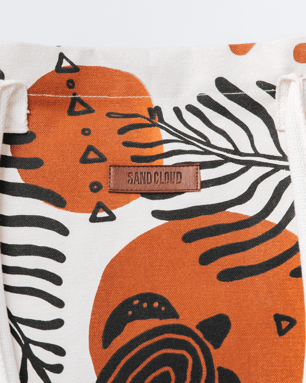 Retro Turtles Beach Tote