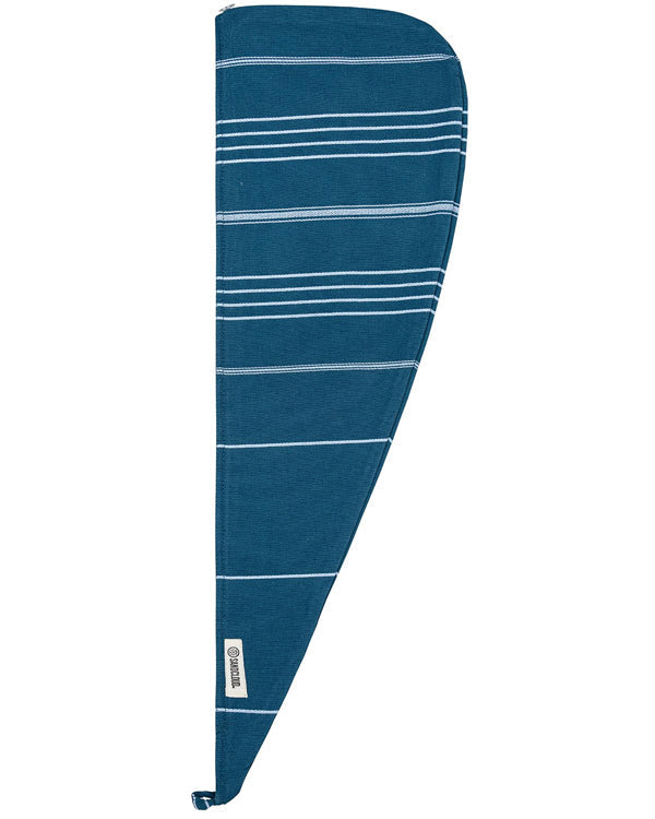 Classic Hair Towel – Teal Blue